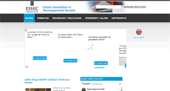 Desktop Screenshot of chaire-immobilier-developpement-durable.essec.edu