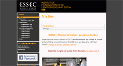 Desktop Screenshot of iies.essec.edu